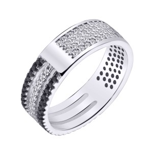 Серебряное кольцо с фианитами (КК2ФО/2050)