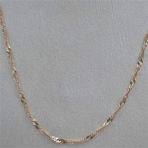 Срібний ланцюжок в позолоті (801А 3/50)