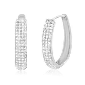 Срібні сережки з фіанітами (С2Ф/405)