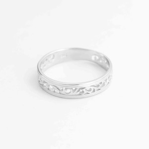 Серебряное кольцо покрытое родием (КК2/025)