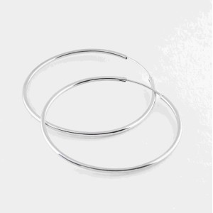 Срібні сережки вкриті родієм (С2/1340)