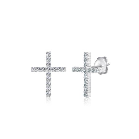 Срібні сережки з фіанітами (С2Ф/1002)