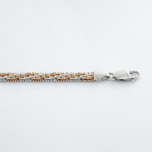 Срібний браслет в позолоті (908А 2/19)