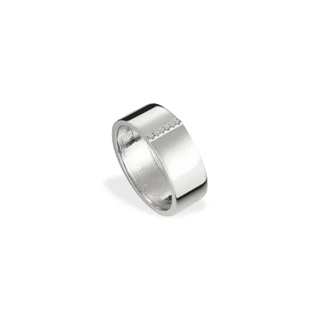 Серебряное кольцо широкое с маленькими фианитами