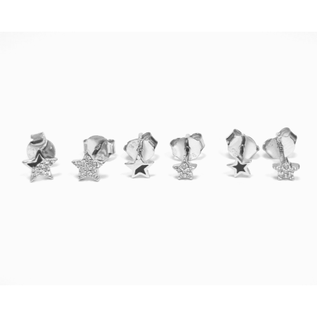Серебряные серьги с фианитами