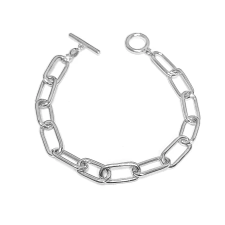 Серебряный браслет на руку