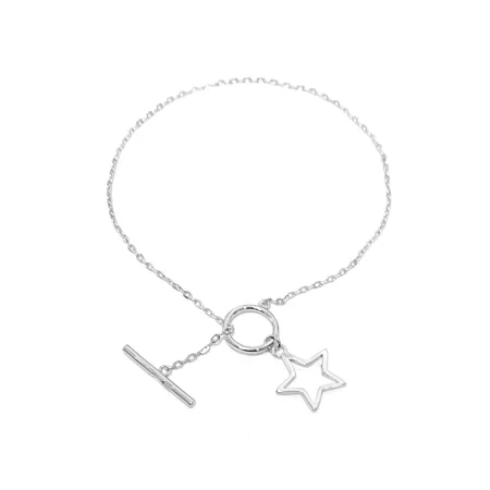 Браслет срібний на руку із зіркою