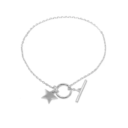 Браслет срібний на руку із зіркою