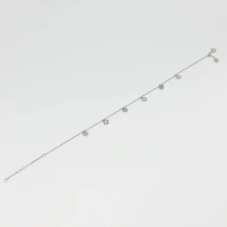 Срібний браслет зі вставкою фіаніт