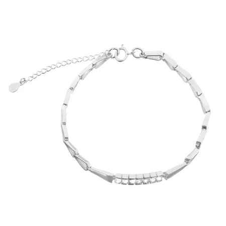 Серебряный браслет со вставкой фианит