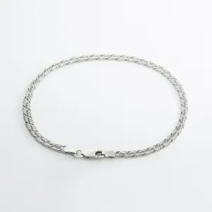 Срібний браслет, потрійний ромб (814Р)