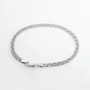 Срібний браслет, потрійний ромб (814Р)