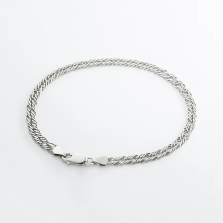 Срібний браслет, потрійний ромб (814Р)