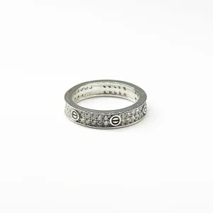 Срібна каблучка в стилі Cartier