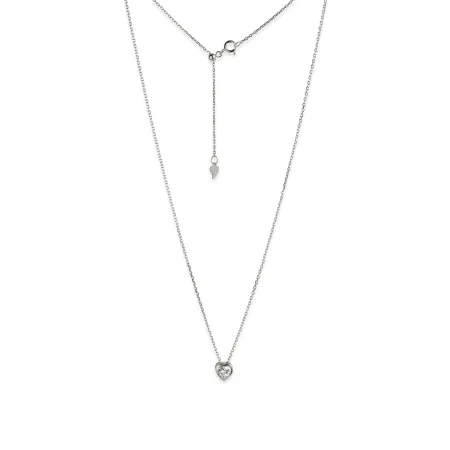 Срібне кольє зі вставкою фіаніт