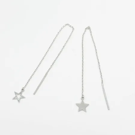 Срібні сережки протяжки