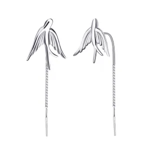 Срібні сережки протяжки