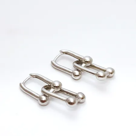 Срібні сережки конго