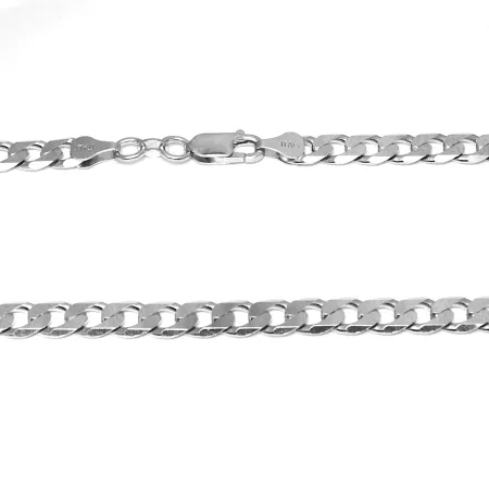 Серебряная цепочка гурмет панцирь