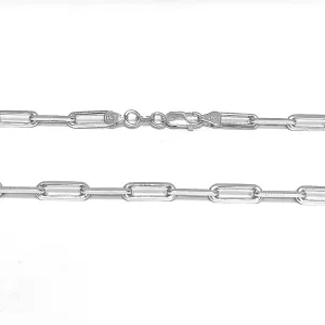 Срібний ланцюжок родований, плетіння Венеція довга