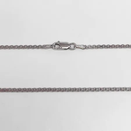 Срібний ланцюжок з плетінням бісмарк