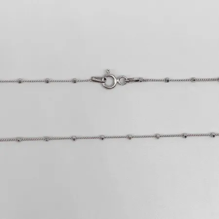 Срібний ланцюжок, плетіння Гурмет Гурмет з лазерними кубиками