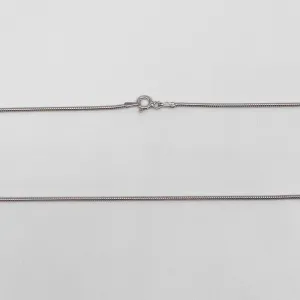 Срібний ланцюжок, плетіння Снейк (Тонда) класичний