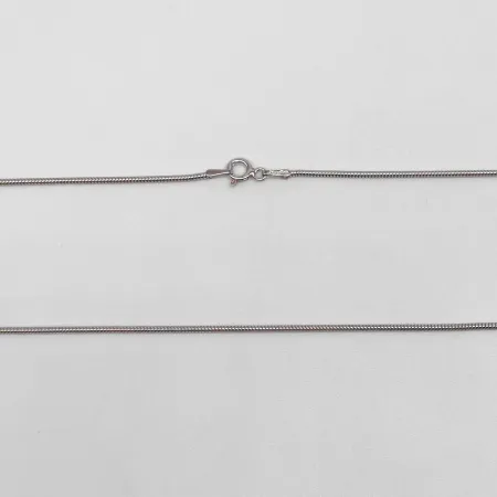 Срібний ланцюжок, плетіння Снейк (Тонда) класичний