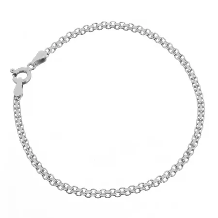 Браслет серебряный бисмарк