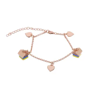 Патриотический браслет в позолоте