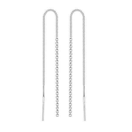 Сережки протяжки зі срібла