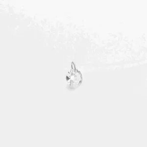 Колье мононитка с минималистичной подвеской