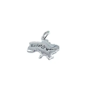 Срібна підвіска вкрита родієм Україна