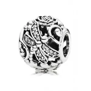 Срібний шарм з фіанітами Лісова казка