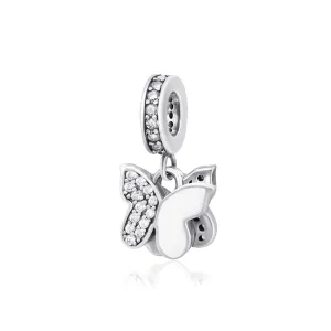 Серебряный шарм Бабочка