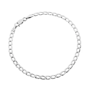 Браслет із срібла плетіння гурмет