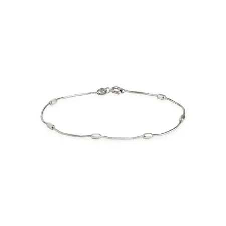 Браслет срібний снейк з діжечками